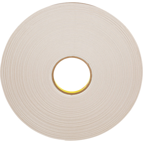 Ruban double face en mousse, 66 m (216') lo x 12,7 mm (1/2") la, 31 mils, Poly&eacute;thyl&egrave;ne Les Fournitures Industrielles Méga