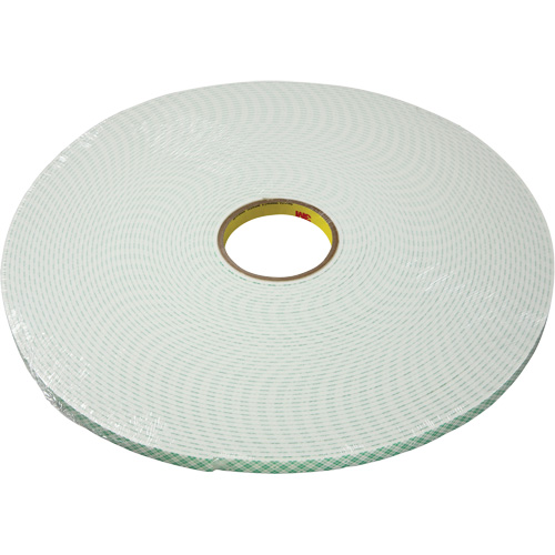 Ruban double face en mousse d'ur&eacute;thane, 16,5 m (54') lo x 25,4 mm (1") la, 25 mils, Ur&eacute;thane Les Fournitures Industrielles Méga