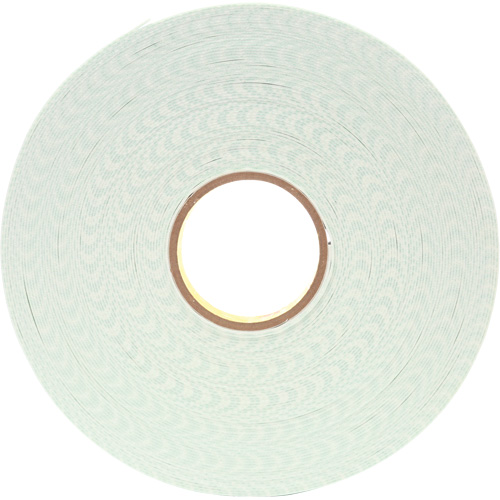 Ruban double face en mousse d'ur&eacute;thane, 33 m (108') lo x 25,4 mm (1") la, 62,5 mils, Ur&eacute;thane Les Fournitures Industrielles Méga