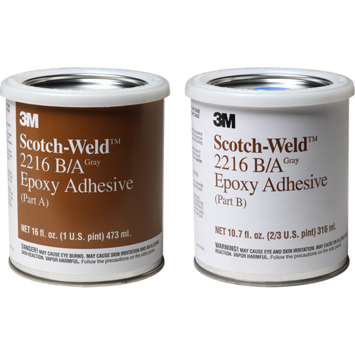 Scotch-Weld Adhesive, 32 fl. oz., Kit, Two-Part, Grey Les Fournitures Industrielles Méga