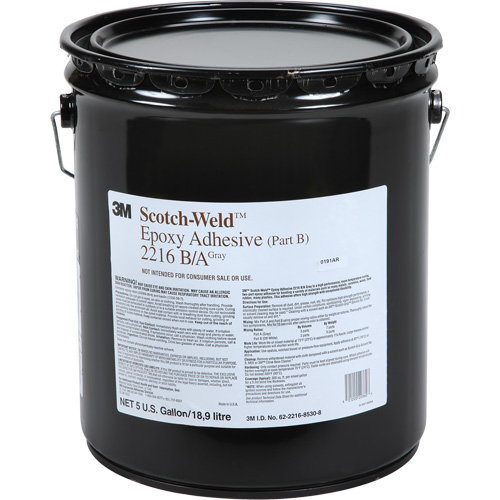 Scotch-Weld Adhesive, 5 gal., Pail, Two-Part, Grey Les Fournitures Industrielles Méga