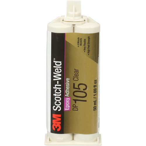 Scotch-Weld Adhesive, 1.7 fl. oz., Cartridge, Two-Part, Translucent Les Fournitures Industrielles Méga