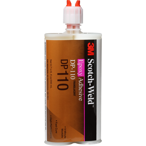 Scotch-Weld Adhesive, 200 ml, Cartridge, Two-Part, Translucent Les Fournitures Industrielles Méga