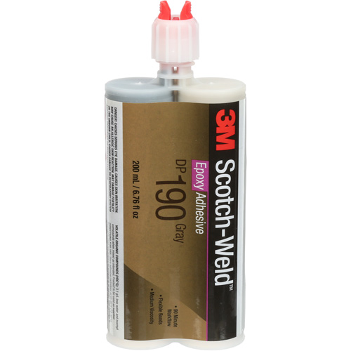 Scotch-Weld Adhesive, 200 ml, Cartridge, Two-Part, Grey Les Fournitures Industrielles Méga
