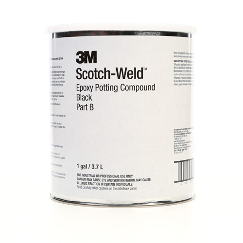 Mat&eacute;riau d'enrobement Scotch-Weld, 1 gal., Seau, Deux composants, Noir Les Fournitures Industrielles Méga
