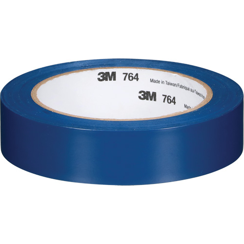 764 General-Purpose Vinyl Tape, 25.4 mm (1") W x 32.9 m (108') L, 5 mils, Blue Les Fournitures Industrielles Méga