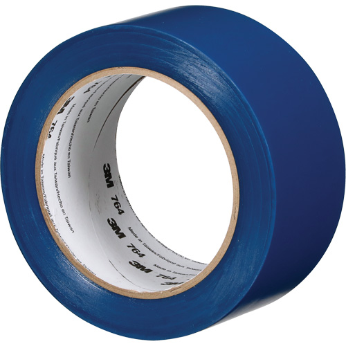 Ruban en vinyle pour travaux g&eacute;n&eacute;raux 764, 50,8 mm (2") la x 32,9 m (108') lo, 5 mils, Bleu Les Fournitures Industrielles Méga