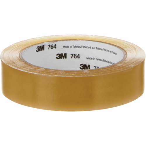 764 General-Purpose Vinyl Tape, 25.4 mm (1") W x 32.9 m (108') L, 5 mils, Clear Les Fournitures Industrielles Méga