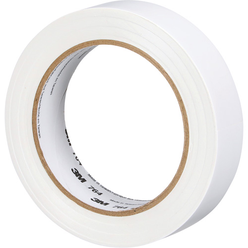 764 General-Purpose Vinyl Tape, 25.4 mm (1") W x 32.9 m (108') L, 5 mils, White Les Fournitures Industrielles Méga