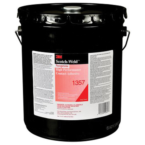 Colle contact haute performance &agrave; base de n&eacute;opr&egrave;ne, Baril, 5 gal., Vert Les Fournitures Industrielles Méga