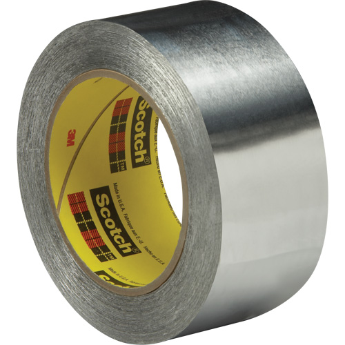 Feuille d'aluminium autocollante, &eacute;paisseur 2 mils, 51 mm (2") x 55 m (180') Les Fournitures Industrielles Méga