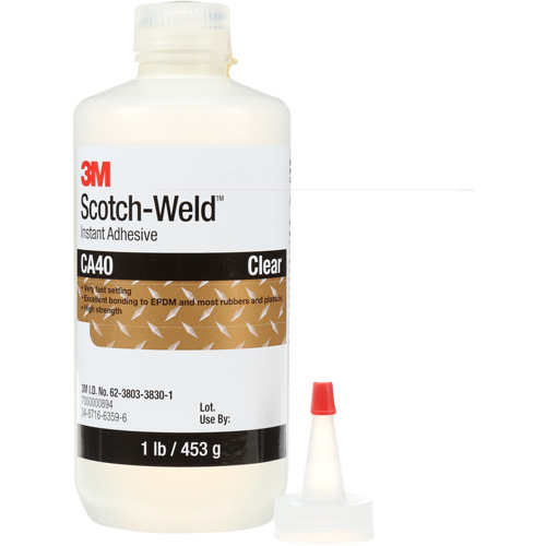Scotch-Weld Instant Adhesive CA5, Clear, Bottle, 1 lbs. Les Fournitures Industrielles Méga