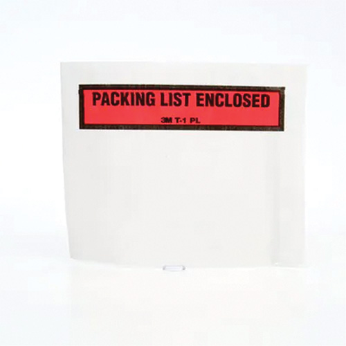 Pochette pour bordereau d'exp&eacute;dition, 5-1/2" lo x 4-1/2" la, Style Insertion par extr&eacute;mit&eacute; Les Fournitures Industrielles Méga