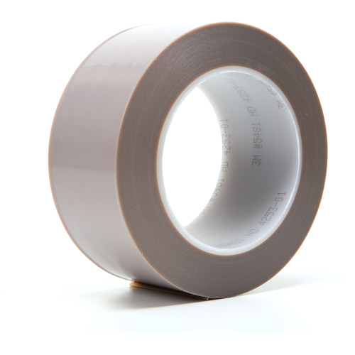PTFE Skived Film Tape, PTFE, 25.4 mm (1") W x 33 m (108') L, 6.8 mils Thick Les Fournitures Industrielles Méga