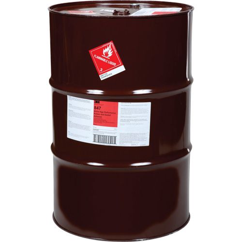 Adh&eacute;sive en nitrile haute performance pour caoutchouc et joint &eacute;tanche Scotch-Weld, Baril, Brun Les Fournitures Industrielles Méga