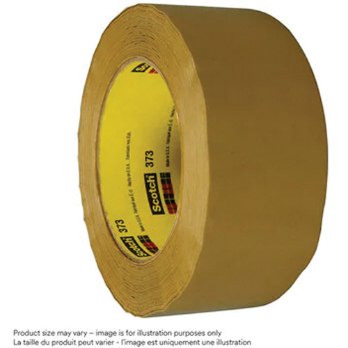Scotch&reg; Box Sealing Tape 373, Hot Melt Adhesive, 2.5 mils, 48 mm (2") x 100 m (328') Les Fournitures Industrielles Méga