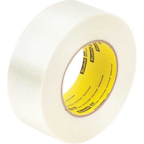 Ruban renforc&eacute; de filaments Scotch, &eacute;paisseur 6,6 mils, 12 mm (1/2") x 33 m (108')  Les Fournitures Industrielles Méga