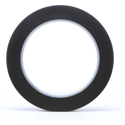 Ruban en vinyle 471, 19 mm (3/4") la x 32,9 m (108') lo, 5,2 mils, Noir Les Fournitures Industrielles Méga