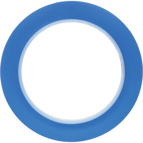 471 Vinyl Tape, 6 mm (1/4") W x 32.9 m (108') L, 5.2 mils, Blue Les Fournitures Industrielles Méga