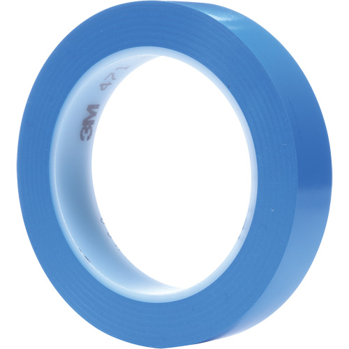 471 Vinyl Tape, 19 mm (3/4") W x 32.9 m (108') L, 5.3 mils, Blue Les Fournitures Industrielles Méga