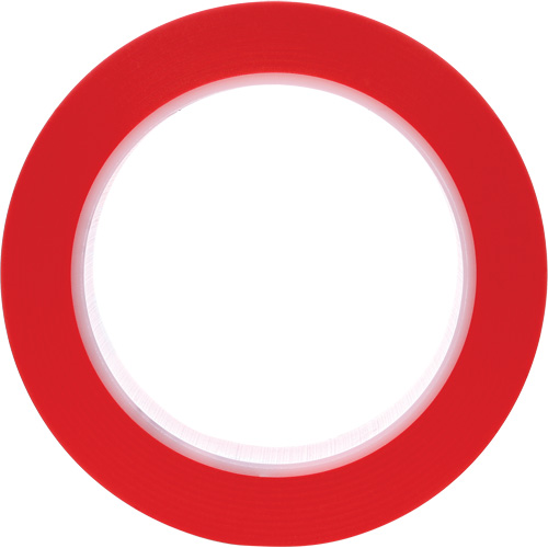 471 Vinyl Tape, 25.4 mm (1") W x 32.9 m (108') L, 5.2 mils, Red Les Fournitures Industrielles Méga
