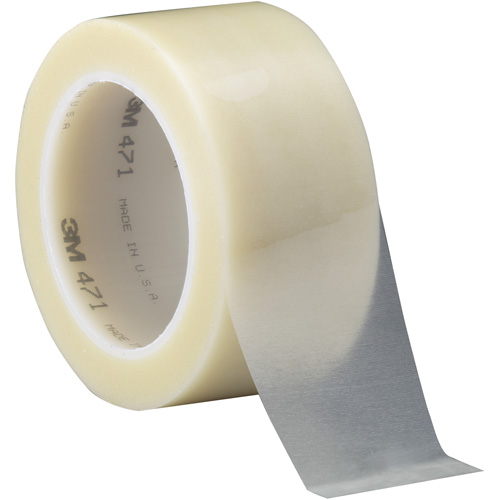 471 Vinyl Tape, 50.8 mm (2") W x 32.9 m (108') L, 5.2 mils, Clear Les Fournitures Industrielles Méga