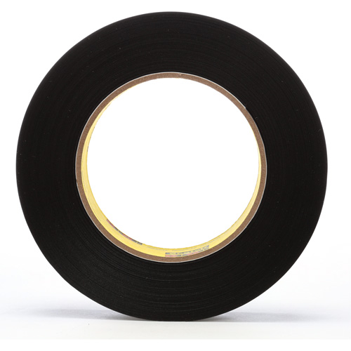 472 Vinyl Tape, 25.4 mm (1") W x 32.9 m (108') L, 10.4 mils, Black Les Fournitures Industrielles Méga