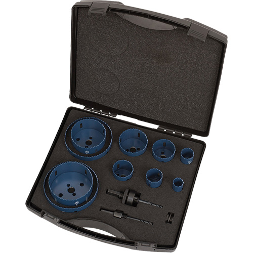 Electrician's Master Holesaw Kit, 12 Pieces Les Fournitures Industrielles Méga