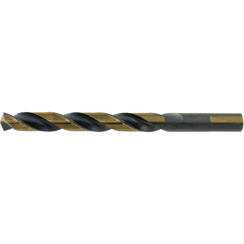 Foret de type Prentice M2 de premi&egrave;re qualit&eacute; noir et dor&eacute; Jet-Kut, 9/16", Acier rapide, Pointe de 135° Les Fournitures Industrielles Méga