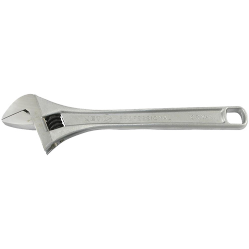 AWP-15 Super Heavy-Duty Professional Adjustable Wrench, 15" L, 2" Max Width, Chrome Les Fournitures Industrielles Méga
