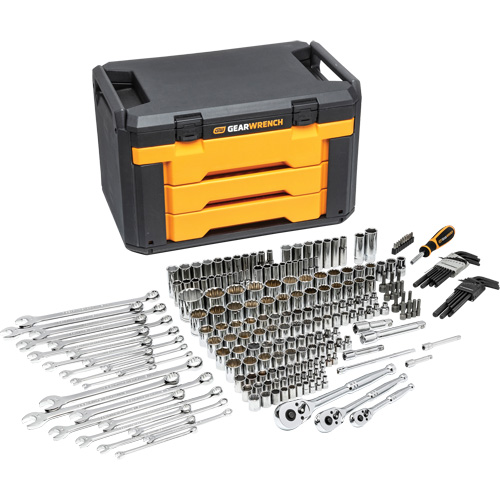 Mechanic's Tool Set in 3-Drawer Storage Box Les Fournitures Industrielles Méga