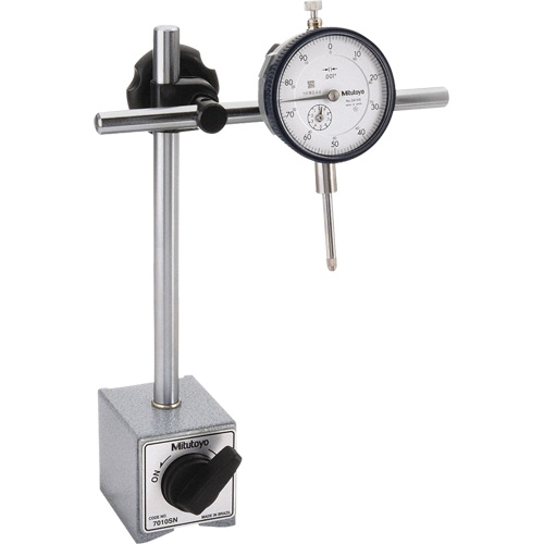 0.001" x 1" Dial Indicator and Magnetic Base Set Les Fournitures Industrielles Méga