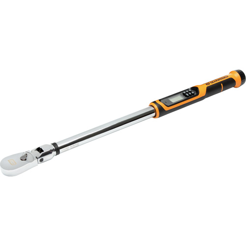 Flex Head Torque Wrench with Angle, Electronic, 1" Square Drive, 25 - 250 ft-lbs./301 - 3010 in-lbs. Les Fournitures Industrielles Méga