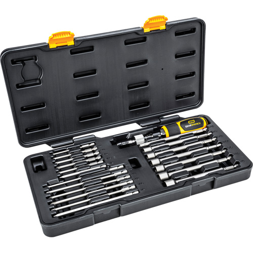 Jeu de tournevis dynamom&eacute;triques 1/4" 20 mcx, Gamme de couple 10 - 50 lb-po, 16" Longueur Les Fournitures Industrielles Méga