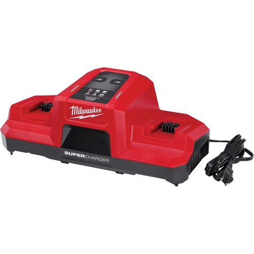 Super chargeur &agrave; double baie simultan&eacute;e M18, 18 V, Lithium-ion Les Fournitures Industrielles Méga