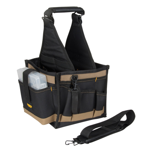 Tool Pouches, Canvas, 25 Pockets, Black Les Fournitures Industrielles Méga