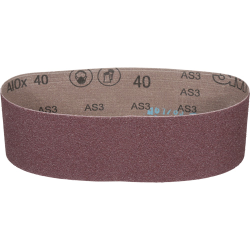 Cloth Belt 241D, 3" W X 24" L, Aluminum Oxide, 40 Grit Les Fournitures Industrielles Méga