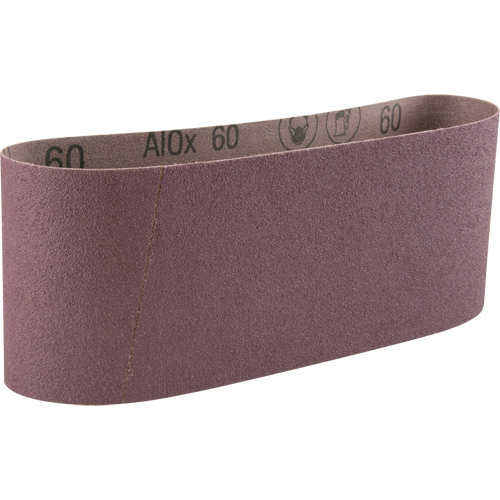 Cloth Belt 341D, 4" W x 24" L, Aluminum Oxide, 60 Grit Les Fournitures Industrielles Méga