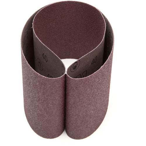 Courroie abrasive en toile 341D, 6" la x 48" lo, Oxyde d'aluminium, Grain 40 Les Fournitures Industrielles Méga