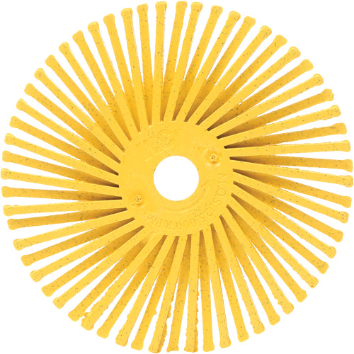 Scotch-Brite Radial Bristle Discs, Ceramic, 80 Grit, 3" Dia. Les Fournitures Industrielles Méga