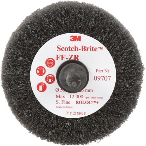 Scotch-Brite Cut & Polish Flap Brush, Aluminum Oxide, Fine Grit, 2" x 1" x 1/4" Les Fournitures Industrielles Méga