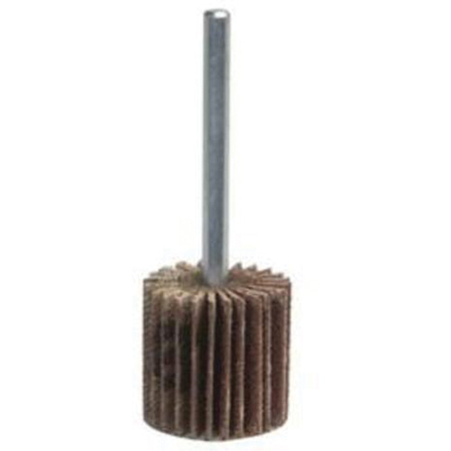 Grind-O-Flex Mini Mounted Flap Wheel, Aluminum Oxide, 240 Grit, 3" x 1" x 1/4" Les Fournitures Industrielles Méga