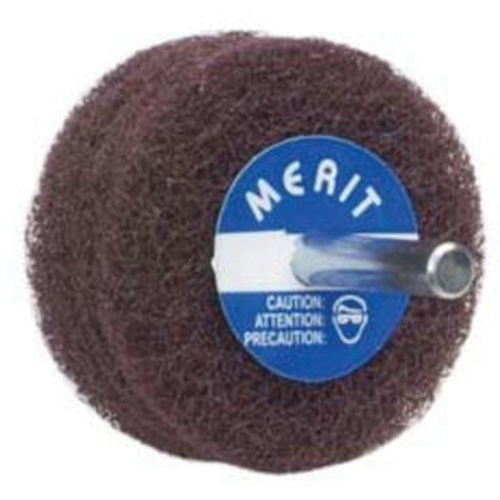 Abrasotex Non-Woven Disc Wheel, 3" Dia., Very Fine Grit, Aluminum Oxide Les Fournitures Industrielles Méga