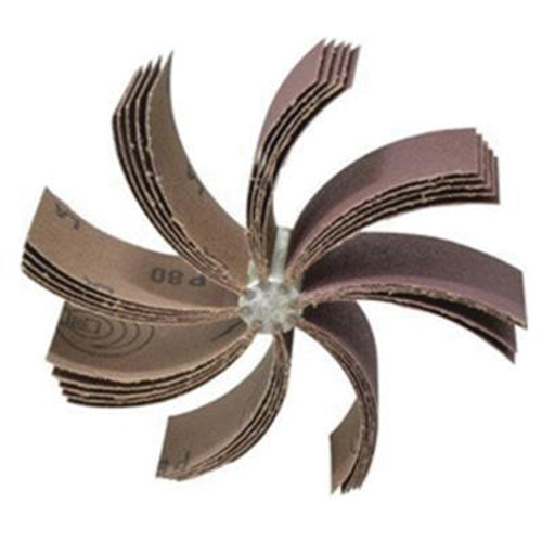 Plain Flap B-830 Bore Polisher, Aluminum Oxide, 80 Grit, 6-3/4" x 1-1/2" Les Fournitures Industrielles Méga