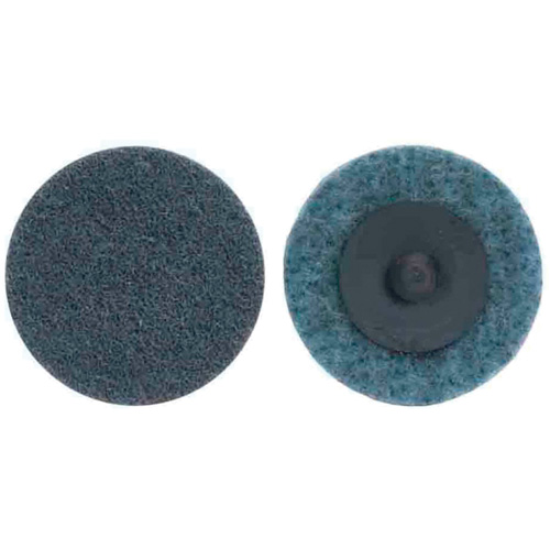 Disque de pr&eacute;paration de surface &agrave; remplacement rapide, 4" dia., Grain Tr&egrave;s fin, Oxyde d'aluminium Les Fournitures Industrielles Méga