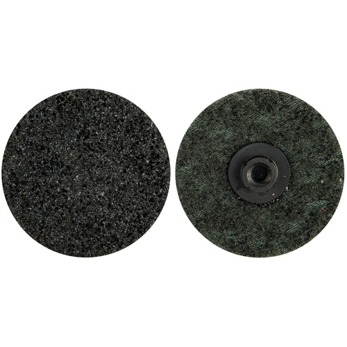 Disques non tiss&eacute;s &agrave; changement rapide, 2" dia., Grain Extra grossier, Oxyde d'aluminium Les Fournitures Industrielles Méga