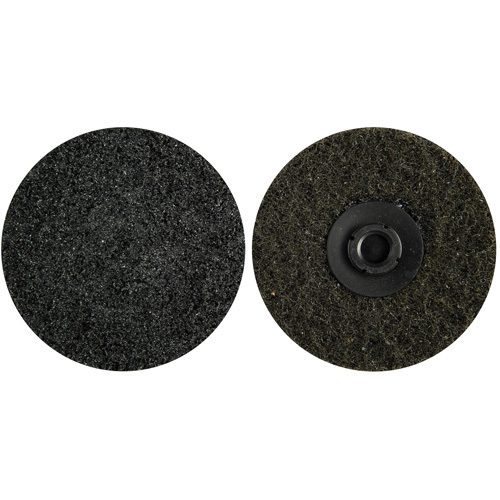 Disques non tiss&eacute;s &agrave; changement rapide, 3" dia., Grain Extra grossier, Oxyde d'aluminium Les Fournitures Industrielles Méga
