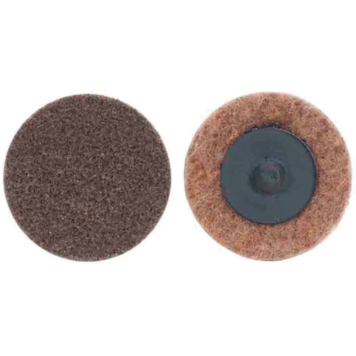 Disques non tiss&eacute;s &agrave; changement rapide, 3" dia., Grain Extra grossier, Oxyde d'aluminium Les Fournitures Industrielles Méga