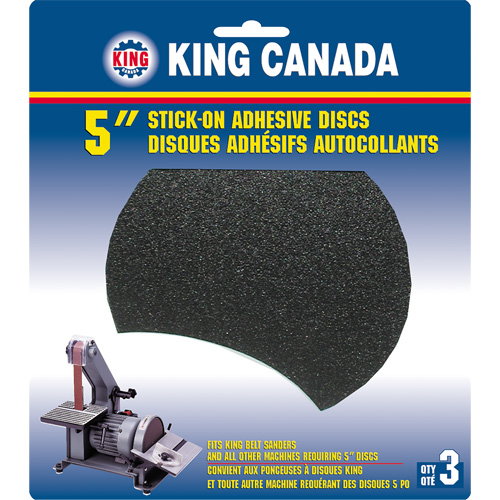 Disque de ponçage pour le bois, 5" dia., Grain 60 Les Fournitures Industrielles Méga