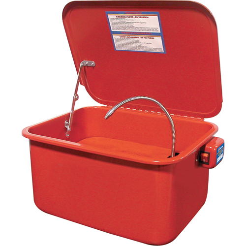Bassins de nettoyage autorecyclants, Acier, 5 gal. Les Fournitures Industrielles Méga